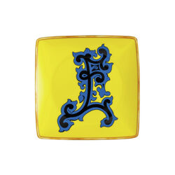 Versace Alphabet tallerken E, Rosenthal x Versace