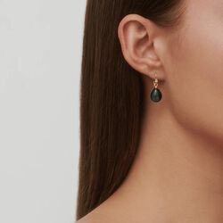 Prima Ballerina &Oslash;reringer, gold/london blue, Julie Sandlau