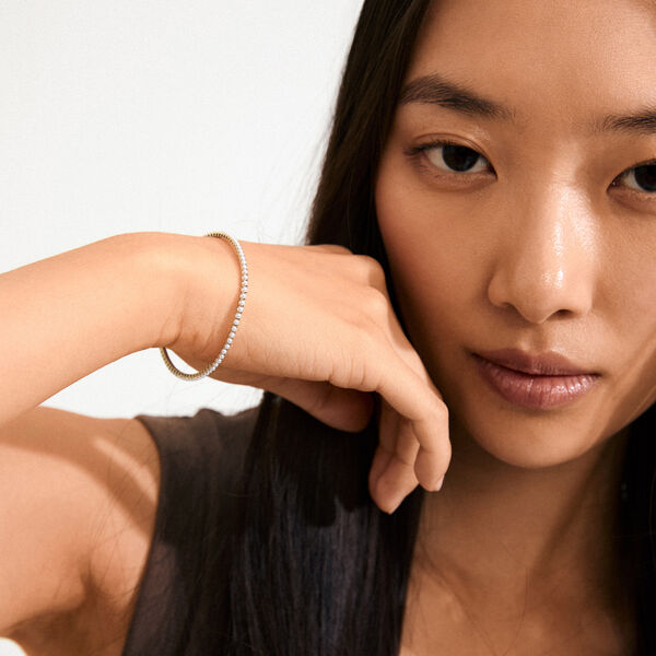 ARASH perlearmb&aring;nd, gullbelagt, Pilgrim