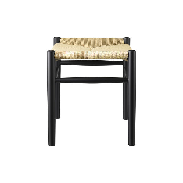 J83 skammel, sort/natur, FDB M&oslash;bler