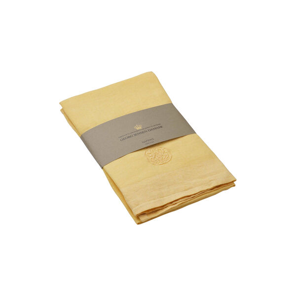 Plain linservietter, lemon curd, Georg Jensen Damask