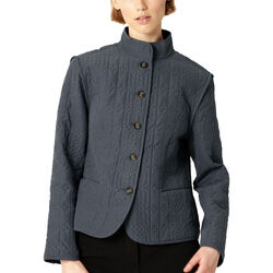 Short Quilted Jacket, ombre blue, Ilse Jacobsen Hornb&aelig;k