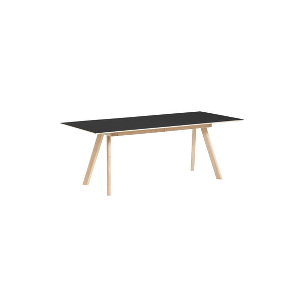CPH30 Extendable spisebord, black stained oak/black CPH30 Extendable spisebord, black stained oak/black, HAY