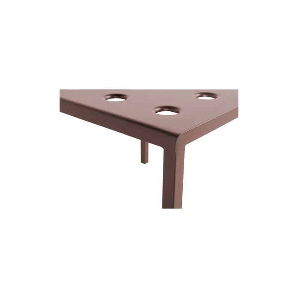 Balcony hagebord, iron red, HAY