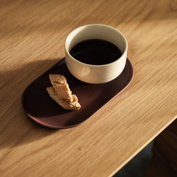 Sand Secrets Plate, red clay, Design House Stockholm