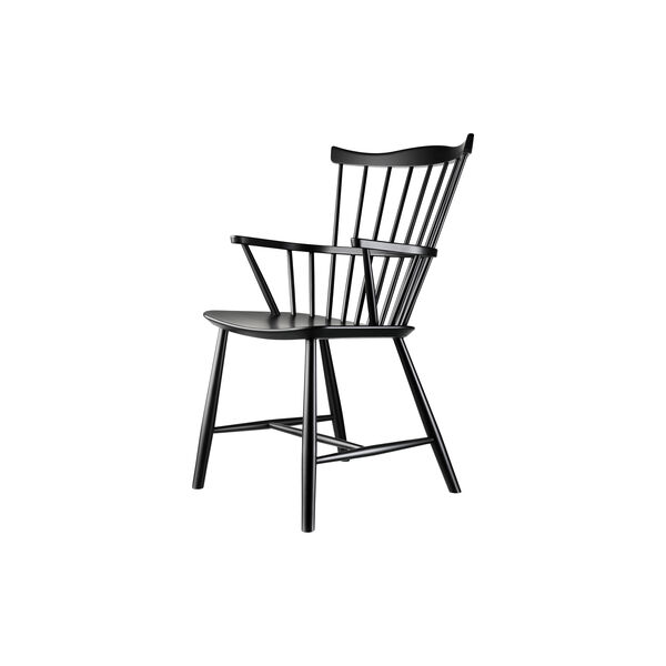 J52B stol, sort, FDB Møbler