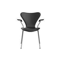 Serie 7&trade; 3207 polstret stol, Essential black, Fritz Hansen