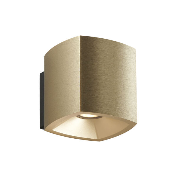 MIRAGE WALL 1 Wall Lamp, brass MIRAGE WALL 1 Wall Lamp, brass, LIGHT-POINT