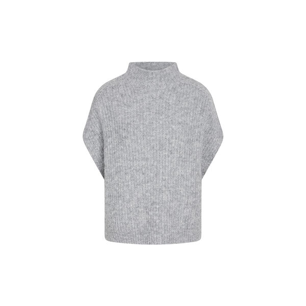 BuckeyeBBHira strikkvest, grå melange, Bruuns Bazaar