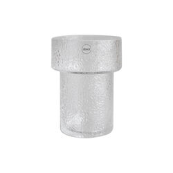 KEEPER structure vase medium, clear