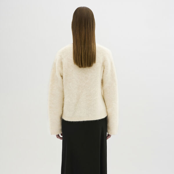 KBTeoline genser, egret, Karen by Simonsen