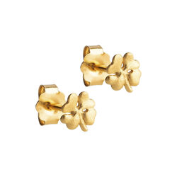 Organic Clover Studs Mini, forgylt, ENAMEL Copenhagen