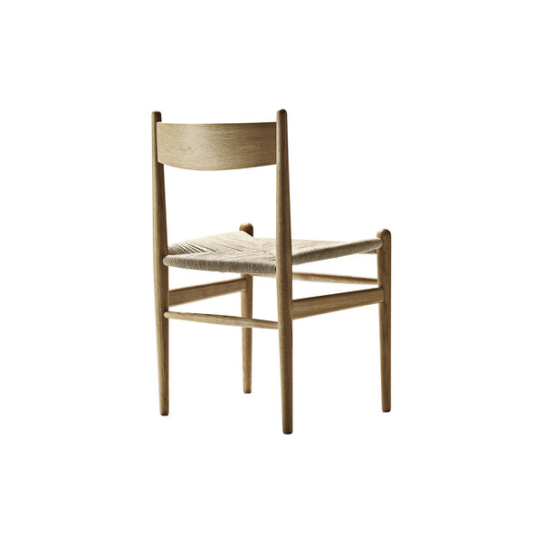 CH36 spisebordsstol, hvitoljet eik/natur, Carl Hansen & Søn