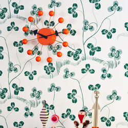 Ball Clock, orange, Vitra 