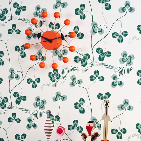 Ball Clock, orange, Vitra 