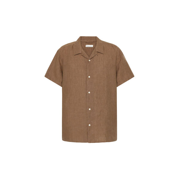 Box short sleeve linen shirt GOTS/Vegan, tuffet, KnowledgeCotton Apparel 