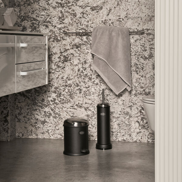 VIPP12 pedalbøtte, svart, Vipp