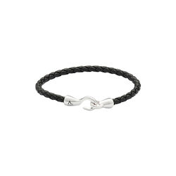 Single Bolo Leather armbånd, black, Alexander Lynggaard CPH