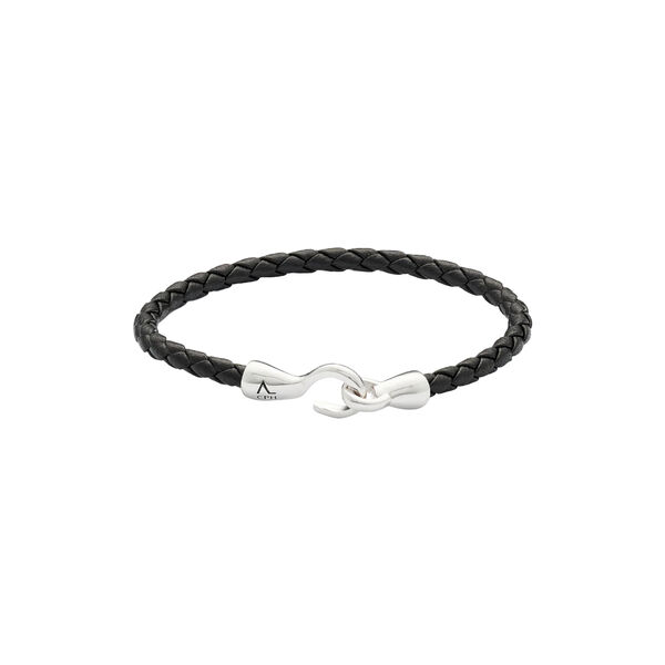 Single Bolo Leather armbånd, black, Alexander Lynggaard CPH