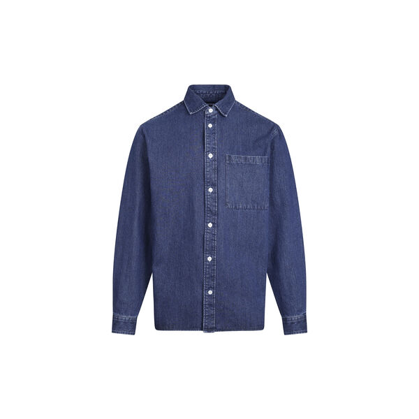 Rocco Shirt, dark blue denim, Urban Pioneers