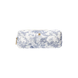 Velvet Tool Pouch, country blue savannah pattern, DARK department