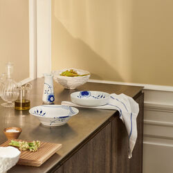 Blå Mega Musselmalt olje- og eddikflaske 33 cl, Royal Copenhagen