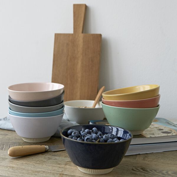 Colorit sk&aring;l &Oslash; 14 cm, rose, Knabstrup Keramik