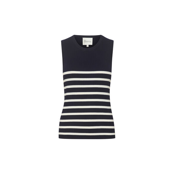 ZekeMW Knit Top, navy w. off white stripe ZekeMW Knit Top, navy w. off white stripe, My Essential Wardrobe