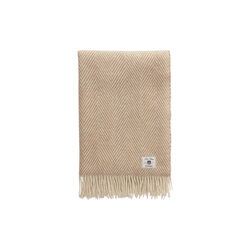 Herringbone ullpledd, taupe beige, Gant