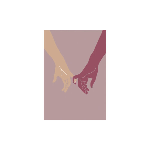 Hold hender - Kunstkort, Poster & Frame