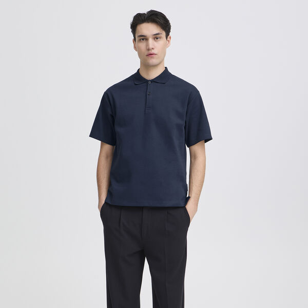 CFSVEEN Heavy Polo Shirt, navy blazer, Casual Friday