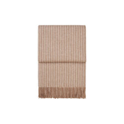 Stripes pledd, camel, ELVANG