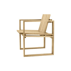 BK10 spisebordstol, ubehandlet teak, Carl Hansen & Søn
