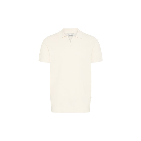 CFMATEO SS Structured Polo Knit, jet stream, Casual Friday