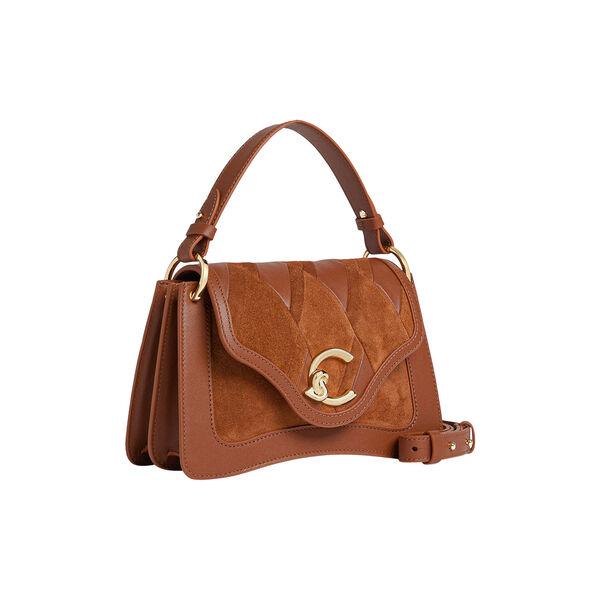 Coccinelle C-ME New geo.patch, cognac, Coccinelle