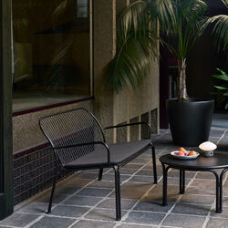 Thorvald SC110 Outdoor Lounge Sofa, warm black, &Tradition