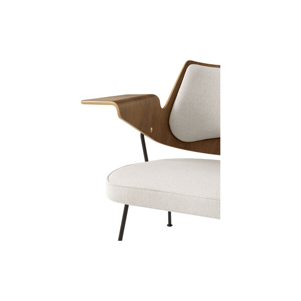 RFH RD8 Lounge Chair, walnut/beech/hallingdal 103, &Tradition