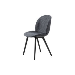 Beetle Dining Chair Fully Upholstered, Around Bouclé 023/black, GUBI