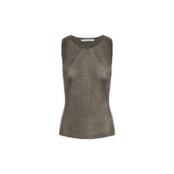 GZsilvi tank top, warm grey metallic, Gestuz