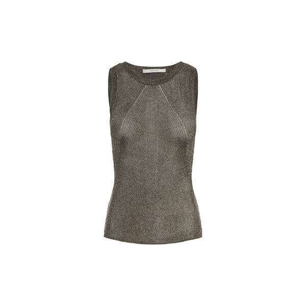 GZsilvi tank top, warm grey metallic, Gestuz
