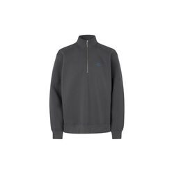 Standard Half Zip Logo Sweat, asphalt, Mads Nørgaard