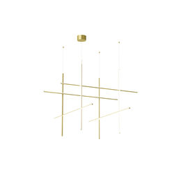 Coordinates Module S taklampe, anodized champagne, Flos