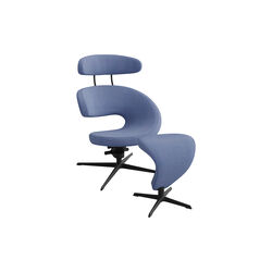 Peel 1&trade; med fotskammel, bl&aring;, Varier Furniture