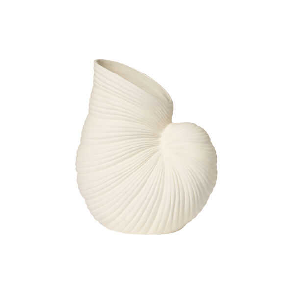 Shell vase, off-white, Ferm Living