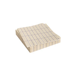 Pattern servietter, off-white/blue grid, HAY