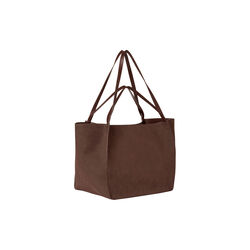 Day Imitation Suede Bag, coffee bean, DAY ET