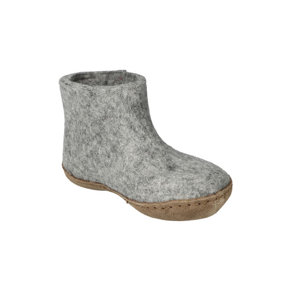 Filtankelstøvel junior, grå, Glerups