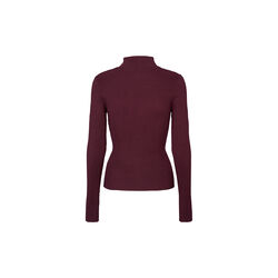 7493RDFCassia knit, merlot, RUE de FEMME