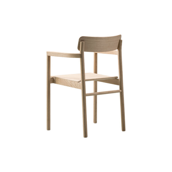 3445 Post armstol spisebordsstol, lakkert eik, Fredericia Furniture