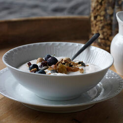 Hvit Halvblonde sk&aring;l, Royal Copenhagen